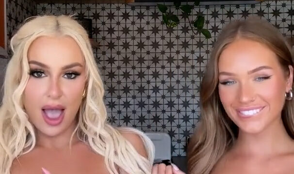 Tana Mongeau Sky Bri Lesbian sextape Onlyfans leaked so hot