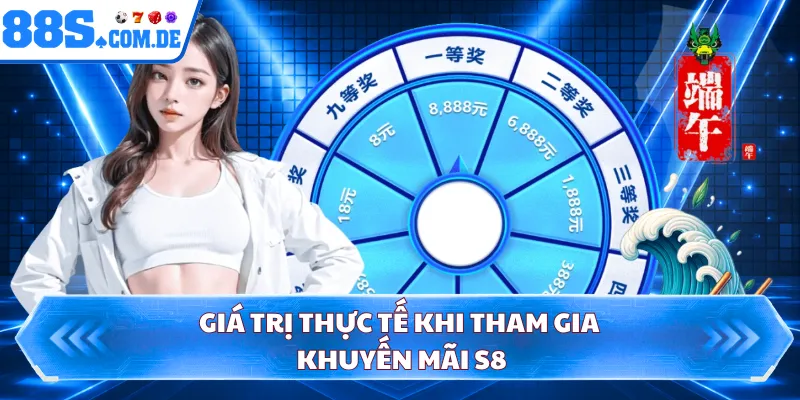Giá trị thực tế khi tham gia khuyến mãi S8