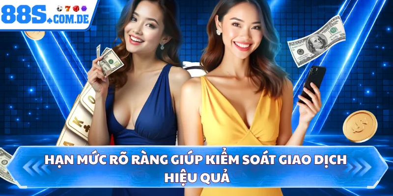 Hạn mức rõ ràng giúp kiểm soát giao dịch hiệu quả